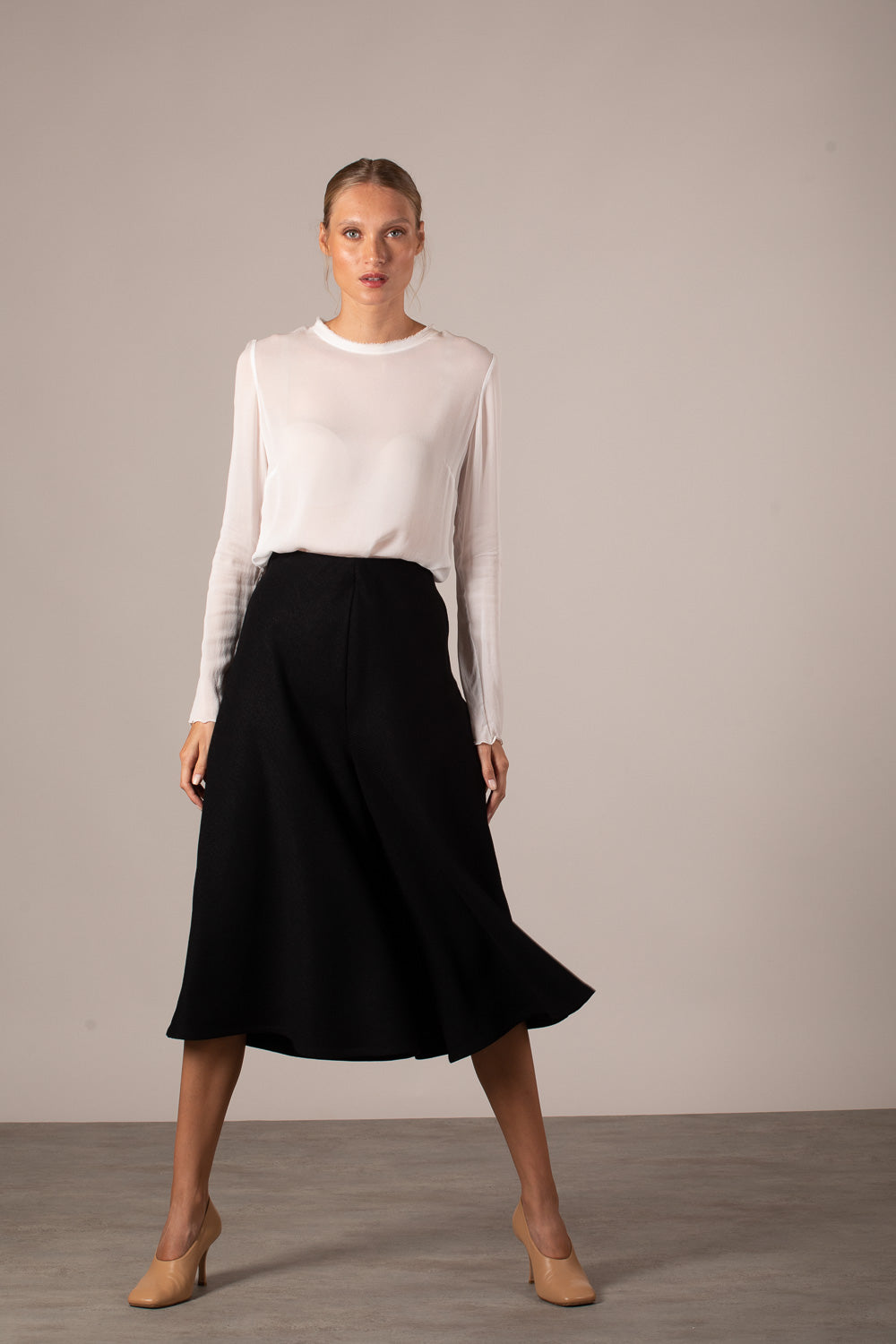 Short Black Palazzo Pants