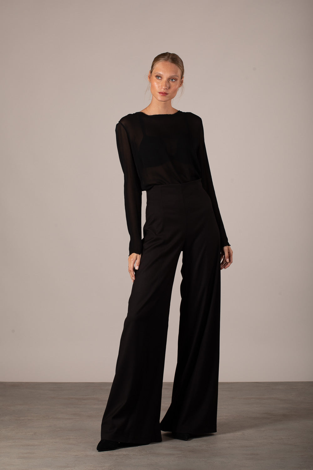 Black High Waist Pants