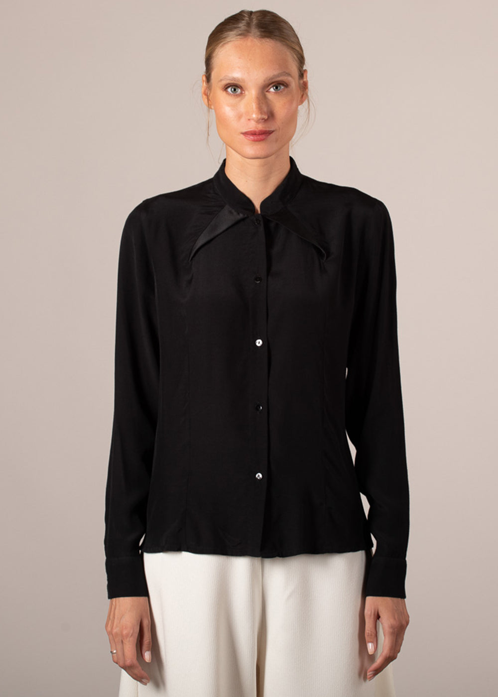 Black Buttoned Shirt